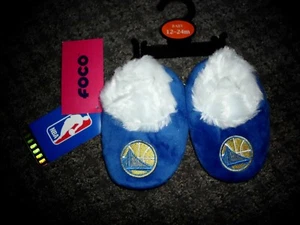 Zapatilla botín bebé Golden State Warriors NBA, XL, nueva - Imagen 1 de 2