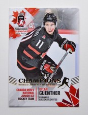 2023 BY Cards IIHF World Junior Championship Canada #14 Dylan Guenther