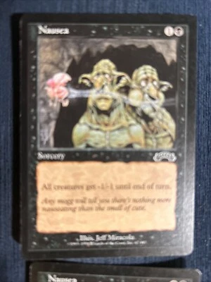 MTG 4x Nausea Exodus 67/143 Regular Common - Image 1 of 4