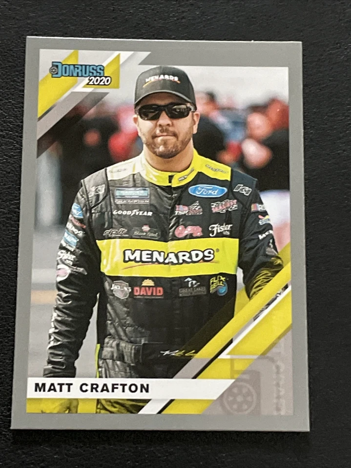 2020 Donruss Racing MATT CRAFTON Silver Parallel #79 - Image 1 of 1