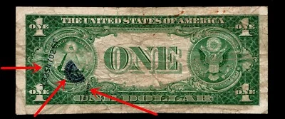 Overprint on Back Error 1935-E Silver Certificate - Image 1 of 3