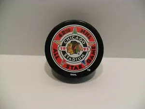 1991 Chicago NHL All Star Game Hockey Puck - BRAND NEW! - Chicago Stadium - Picture 1 of 1