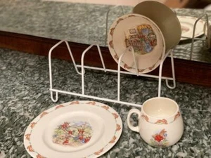 Royal Doulton Bunnykins Childrens 3pc English Bone China Dinnerware Set New - Picture 1 of 10
