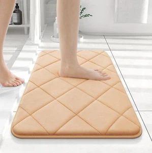 Memory Foam Bath Mat 24x16 Ultra Soft and Absorbent Bathroom Mat Machine Wash... - Picture 1 of 8