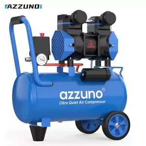 AZZUNO Air Compressor 6 Gallon 4.2CFM@90PSI 70 dB Ultra Quiet Oil Free - Picture 1 of 7