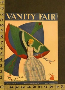 1924 BENITO DECO SPRING KITE SPORT FASHION FLY TAIL BEAUTY VINTAGE ART COVERVQ38 - Picture 1 of 1