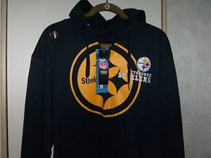 NFL;Pittsburgh Steelers 3 Rivers Hoodie Full Zip NFL Team Apparel UNISEX Sm.NWT. - Picture 1 of 7