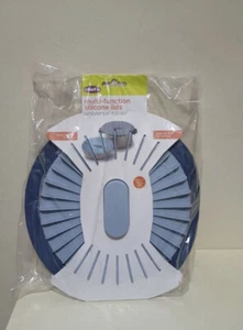 Set of 2 Chef’n Multi Function Silicone Lids 23cm & 28cm Vented & Smooth side - Picture 1 of 5