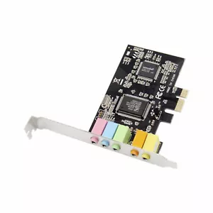 PCI 32-bit x1 PCI-E 5.1ch CMI8738 Internal Audio Digital Sound Card 40 - Picture 1 of 6