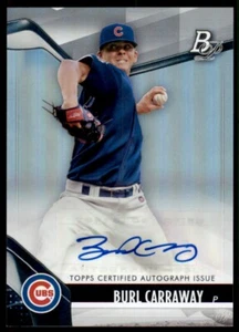 2021 Bowman Platinum Top Prospect AUTO #TOP3 Burl Carraway - Picture 1 of 2