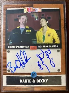 2022 Zerocool Clerks 3 Dante Becky Brian O'Halloran Rosario Dawson doble automático/37 - Imagen 1 de 4