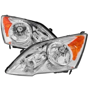 Lámparas de repuesto para faros de carcasa cromados lentes transparentes Honda CR-V 07-11 - Imagen 1 de 3