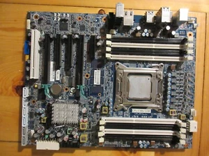 Placa madre para estación de trabajo HP 619557-001 Z420 con CPU - Imagen 1 de 3