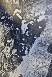 1914 Illustrazione Croce Rossa Infermiera in Trincea Vicino Nieuport Belgio Prima Guerra Mondiale - Foto 1 di 2