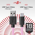 JuicEBitz® USB Type A to Type-C Charger Data Cable for Android USB-C Fast Charge