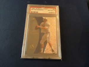 1998 Skybox E-X2001 #54 Peyton Manning RC-Rookie graded PSA 10 Gem Mint