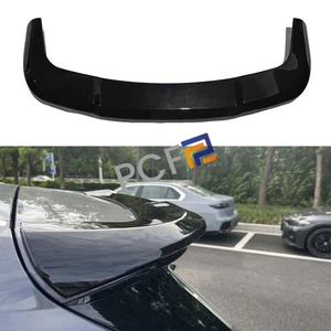 Fits For 2023-2024 BMW X1 U11 Rear Trunk Roof Spoiler Black ABS Wing Kit Trim - Picture 1 of 7