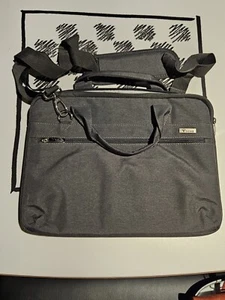 Sacoche rembourrée pour ordinateur portable Voova avec bandoulière velours intérieur 35x26cm - Photo 1/4