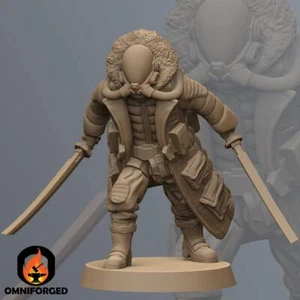 Roadseter Ronin Cyberpunk Gaming Figur | Unit9 | High Resolution 3D Printed - Bild 1 von 3