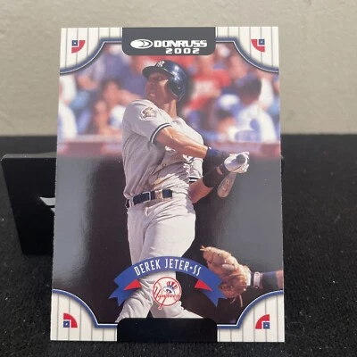 2002 Donruss - #3 Derek Jeter - Image 1 of 2