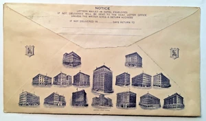 Sobre antiguo membrete Eppley Hotels Company - Imagen 1 de 2