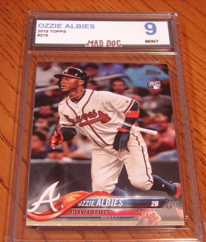 OZZIE ALBIES Rookie****2018 TOPPS***#276***MINT 9***BRAVES----Mad Dog GRADING - Image 1 of 1