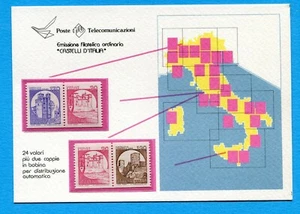 Italia 1980 Libreto Folleto Castelli d'Italia Estampillada sin montar o nunca (l266-15) - Imagen 1 de 9