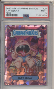 2020 Topps Sapphire GPK  Ray Decay 2b  Pink PSA 9