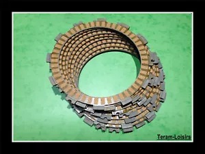 10 Disques Garnis Embrayage de Kawasaki pour Z1000 ZX9R ZX10R NEUF - Picture 1 of 3