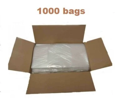 Extra Strong 200G Clear Rubbish Bin Bags Refuse Sacks Virgin Waste 18"x32"x39 - Image 1 of 3