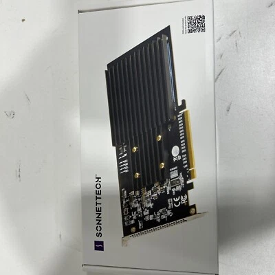 Scheda PCIe silenziosa Sonnet M.2 4x4 per SSD NVMe #FUS-SSD-4X4-E3S - Immagine 1 di 3