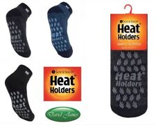 Mens Heat Holders Winter Warm Thermal ANKLE Slipper Gripper NonSlip Socks KOLAX
