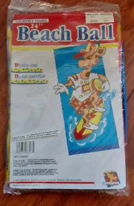 Vintage Geoffrey Family 24" Beach Ball Toys R US Surfing Giraffa 1988 retrò - Foto 1 di 4