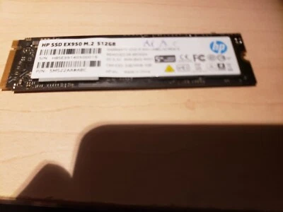 HP EX950 M.2 512GB PCIe 3.1 x4 NVMe 3D TLC NAND Internal SSD - Image 1 of 2
