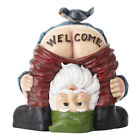 Gnome Statue Resin Undress Gnome Figure Funny Weather Resistant Dwarf BiUcn