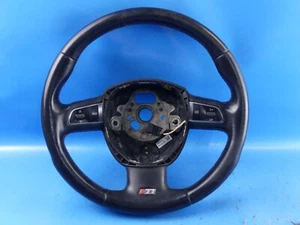 AUDI S5 4,2 V8 8T B8 orig. MFL Leder Lenkrad 3-Speichen 8T0419091C 8E0880201DH - Picture 1 of 13