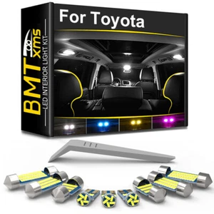 White LED Interior Lights Bulb Kit for Toyota Highlander 4Runner Tacoma CHR Tool - Imagen 1 de 22