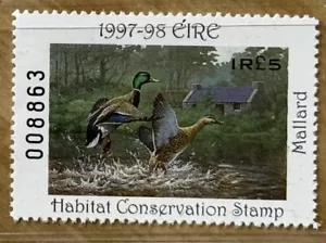 1997 Irland - Entenmarke Wildlife Habitat Conservation - Bild 1 von 2