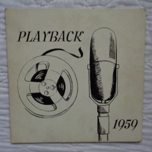 New Trier High School Playback 1959 10" lp, 1959,MEGA RARE,NO SPINDLE HOLE MARKS - Picture 1 of 5