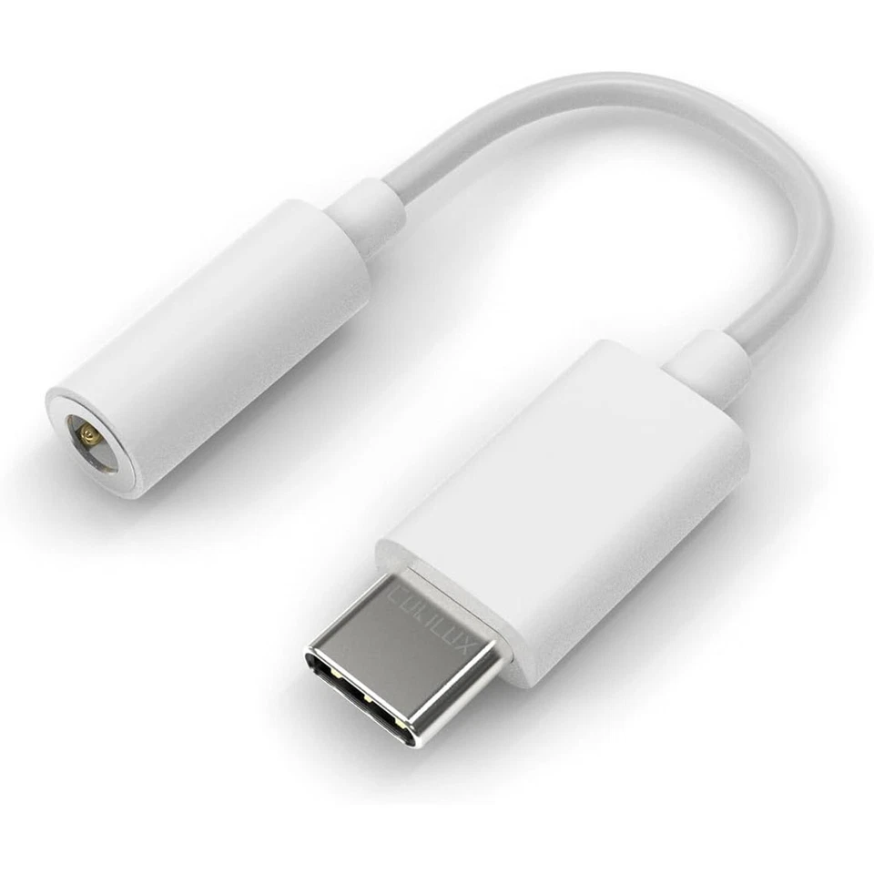 USB C型至3.5插孔耳机适配器音频转换器适用于iPhone 16 15三星 — 第 1/4 张图片