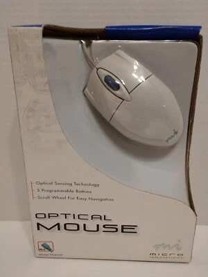 MI Micro Innovations Wired Optical Mouse Windows  Compatible PS/2 PD430P  - Image 1 of 3