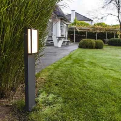 Bollard Post Light Driveway Dimmable Colour Changing Bluetooth Alexa App Control - Image 1 of 4