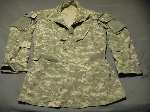 US ARMY MILITARY DIGITAL CAMO BDU ZIPPER FRONT COAT SMALL/LONG US ISSUE ARAMID - Picture 1 of 4