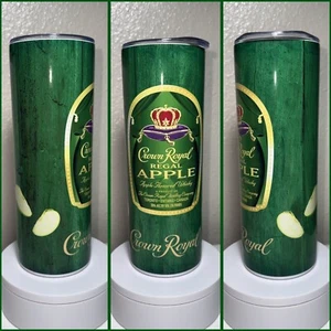 Crown Royal Apple 20oz Skinny Custom Tumbler Great For Gifts - Picture 1 of 4