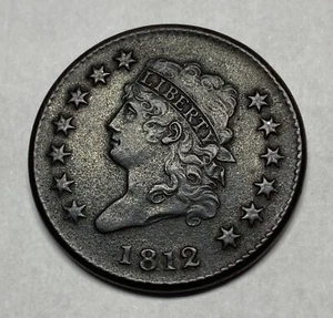High Grade 1812 US Large Cent 1C XF - Key Date - Bild 1 von 2