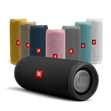 JBL Flip 5 Portable Waterproof Bluetooth PartyBoost Speaker Black & Colours
