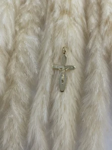 585 GOLD Anhänger Kreuzanhänger,Kreuz.Gelbgold,neues Kreuz+Etikett.14KT Kreuz - Bild 1 von 5