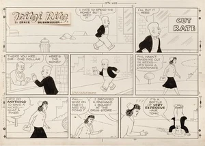 Ernie Bushmiller ORIGINAL KUNSTWERK FÜR FRITZI RITZ COMIC STRIP NOVEMBER #160958 - Bild 1 von 1