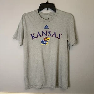 Adidas KU grau T-Shirt Jayhawk Medium - Bild 1 von 4