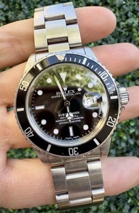 1984 Rolex Submariner 16800 Vintage Automatic Watch Only 40mm Service Papers - Picture 1 of 19